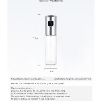 Vaporisateur d'huile en acier inoxydable
