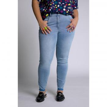 Skinny jeans vita alta, donna, blu, taglia 62, cotone/viscosa
