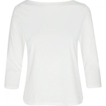 Lanius Shirt Creme Größe 38 Damen