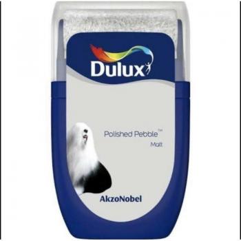 Dulux 5267817 Walls & Ceilings Tester Paint, Polished Pebble, 30 Millilitres