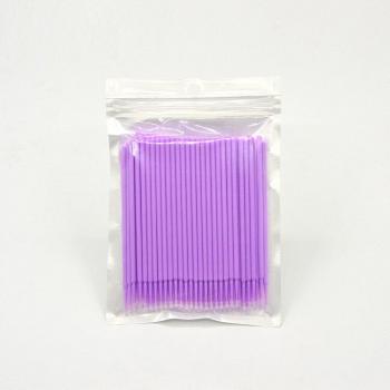 100Pcs Eyelash Grafting Microbrushes