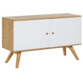 Aparador bajo 2 puertas 120 cm blanco