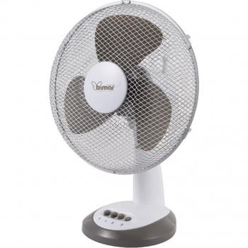 Ventilatore da Tavolo Grigio Cecia in Plastica 34,8x48x27,2 cm BIMAR