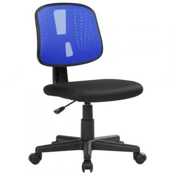 Sedia di Lavoro Tessuto Tosini Seattle Blu & Nero