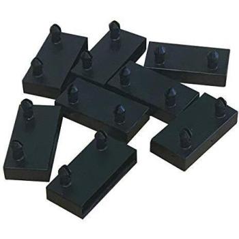 Ensemble de 8 Embouts Noirs Altolattes pour Sommier