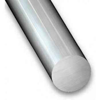 Profilé rond aluminium brut 1 mètre ø8 mm