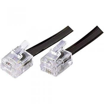 Basetech Western RJ11 Datenanschluss 6/4, 6 m