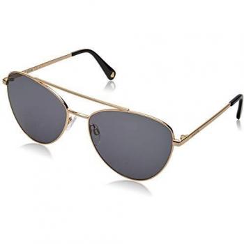 Love Moschino Sunglasses in Black with Yellow Accents (Size 59)