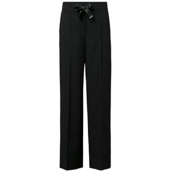 Comma casual identity Stoffhose Elegante Stoffhose mit Bindeband Logo