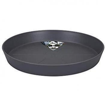 Elho Untersetzer Loft Urban Round, anthrazit D 27,7 x H 3,7 cm