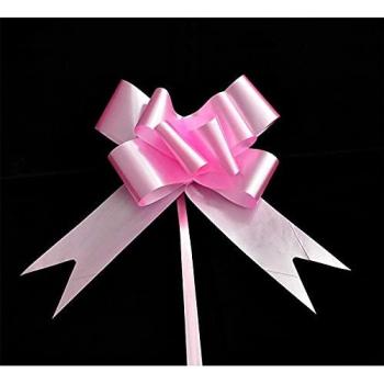 Pastel Pink 50 mm Ribbon Bouquets – Set of 30