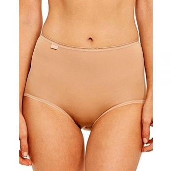 Sloggi Maxi C3P Microfibre Panties, Beige, Size 50, Pack of 3