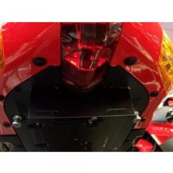 Couverture de réservoir en carbone pour Aprilia RSV / Tuono 1000 Noir