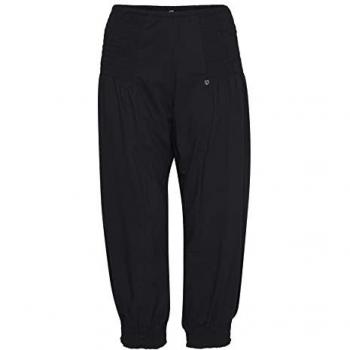 Weite Hose Damen Pulz Jeans Jill – Schwarz, M
