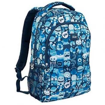 Mochila escolar con 2 cremalleras MILAN