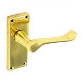 Securit Victorian Scroll Latch 105mm, Gold