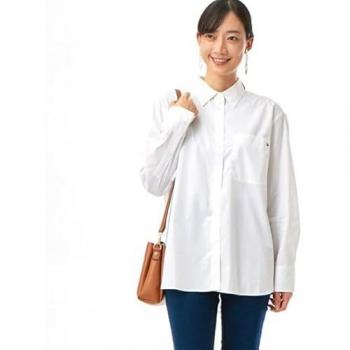 Tommy Hilfiger Camicia Donna Ess Bianco Sottile & Fine
