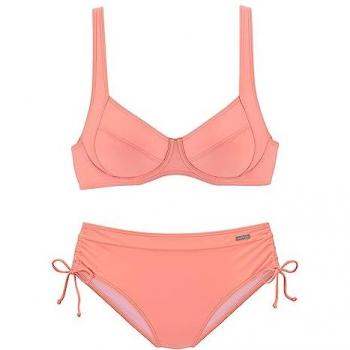 LASCANA Bügel-Bikini, mit seitlich geraffter Bikinihose