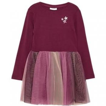 S.Oliver RED LABEL Mädchenkleid in Bordeaux