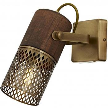 Avonni Albrecht Heritage Wall Lamp – Antique Gold, 12 cm, Dual Material