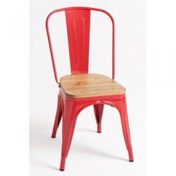 Silla Torix Madera Natural Estilo Retro