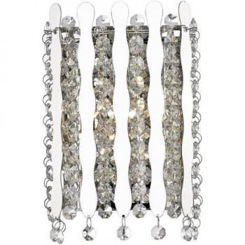 Belize Wall Light Impex Cristallo Cromato