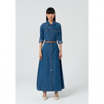 Fracomina Vestito di Jeans Blu Regular Fit