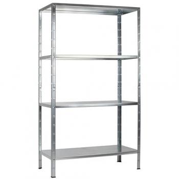 Rayonnage de stockage emboîtable SCHULTE 4 étagères PowerMAX, 65 kg, 180x90x40 cm, galvanisé