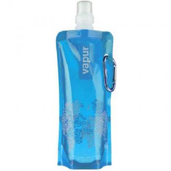 Botellas de agua de 500ml para deportes, plegables y reutilizables