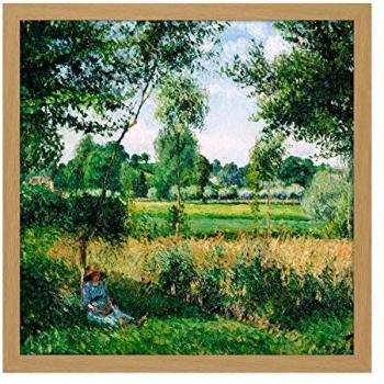 Pissarro Morning Glow – Eragny Cropped 16x16 Framed Picture