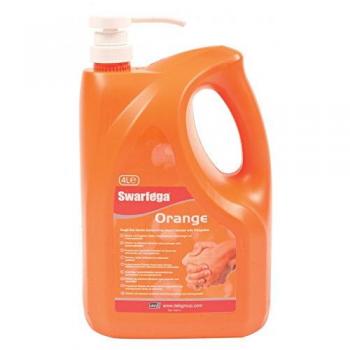 Deb Swarfega SOR4LMP Orange Heavy Duty Hand Cleaner 4L Pump Top