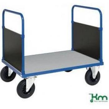 Double-Ended Slingsby Platform Truck – 900mm x 1000mm x 700mm, Braked Konga Steel Deck