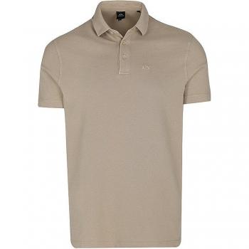 Armani Exchange Polo Shirt Beige Male Size XS
