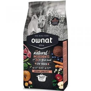 Ownat Pienso Ultra Cordero para Perros Adultos de Raza Mediana