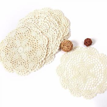 BigTron 12pcs Nappes en crochet à la main