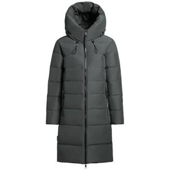 KHUJO JILIAS5 Steppmantel für Damen, Größe L, grau