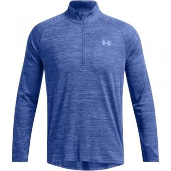 Chaqueta de Hombre Ua Tech Textured 1/2 Zip Azul Under Armour