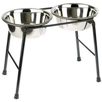 Comedero Doble Alto Caldex 2 x 1600 ml