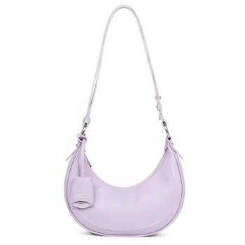 Sac Bandoulière Noholita Cuir Violet Hobo