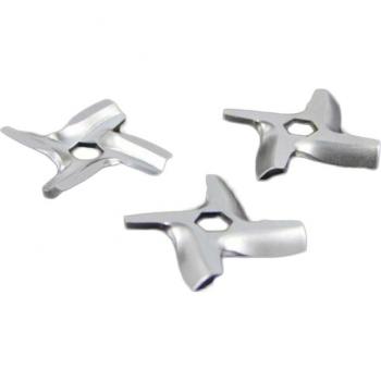 Accesorios de picadora de carne de acero inoxidable 3 piezas HV4 HV6 HV8 para Moulinex HV2 HV3
