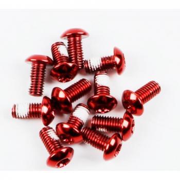 Fijaciones para rotor de freno de disco, M5x10mm T25, 12 Uds., acero de aleación, coloridos