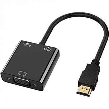 Adaptador de HDMI a VGA con Micro USB