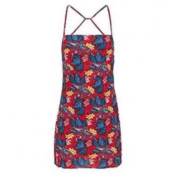 Robe dos nu courte à fleurs Femme TOMMY HILFIGER