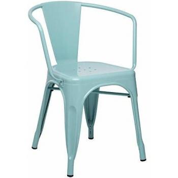Chaise moderne avec accoudoirs LIX Bleu Île Paradis