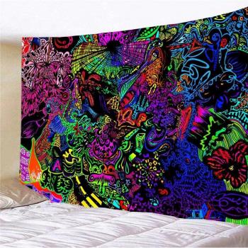 Abstract Figures Tapestry Decoration