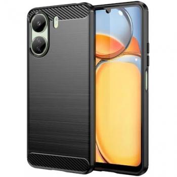 Funda de Silicona Negra para Xiaomi Redmi 13c / Poco C65
