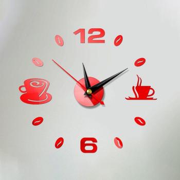 Mute 3D Analog Kitchen Clock