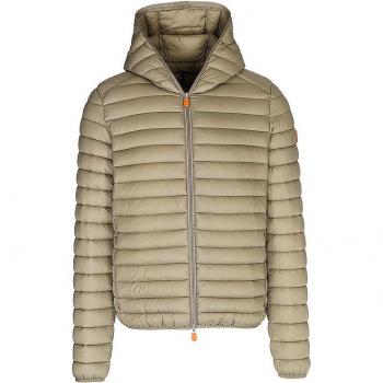 Herren‑Jacke SAVE THE DUCK D30650M – Donald‑Giraffe‑Print, beige, M