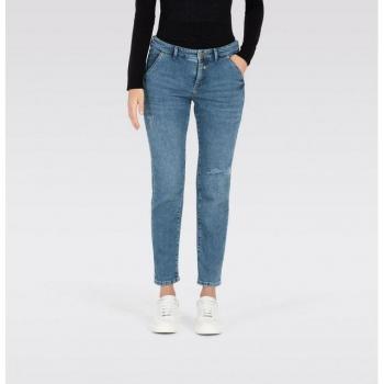 MAC Blue Slim-Fit Cropped Jeans for Her, Medium