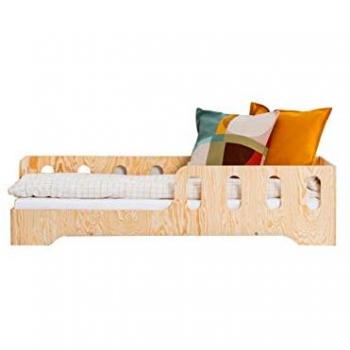 Lit en bois KIKI 90x200 cm design contemporain